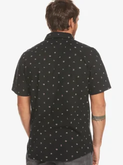 Quiksilver Minimo Short Sleeve Shirt Black Minimo Cheap