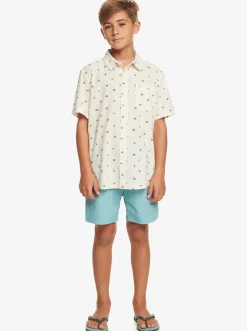 Quiksilver Minimo Short Sleeve Shirt Birch Minimo Cheap
