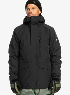 Quiksilver Mission 3-In-1 Technical Snow Jacket True Black Store