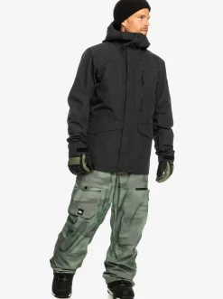 Quiksilver Mission 3-In-1 Technical Snow Jacket True Black Store