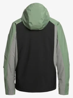 Quiksilver Mission Plus Technical Snow Jacket True Black New