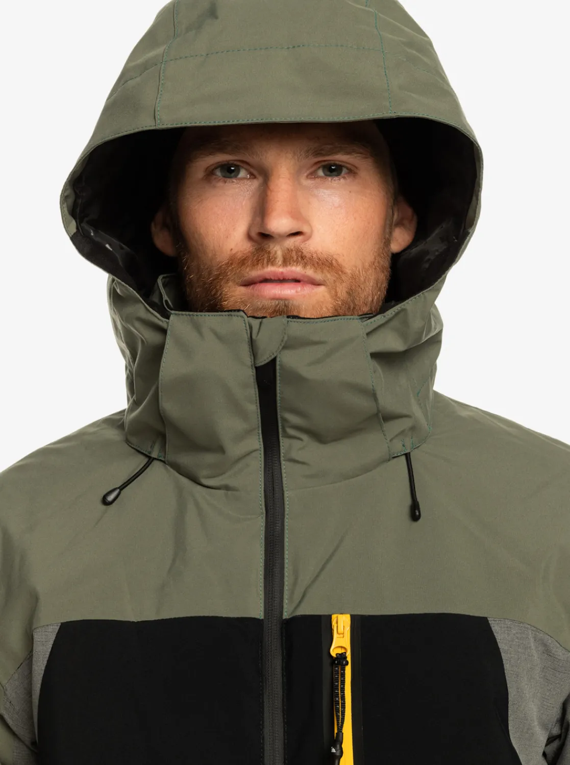 Quiksilver Mission Plus Technical Snow Jacket True Black New