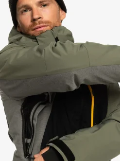 Quiksilver Mission Plus Technical Snow Jacket True Black New