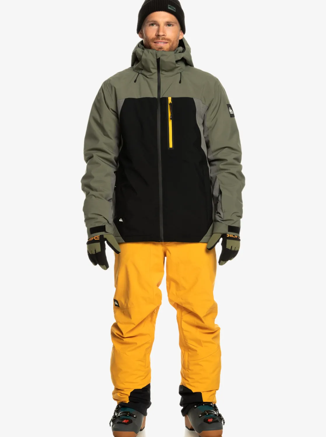 Quiksilver Mission Plus Technical Snow Jacket True Black New