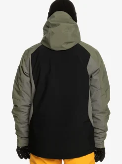 Quiksilver Mission Plus Technical Snow Jacket True Black New
