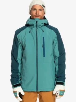 Quiksilver Mission Technical Snow Jacket Brittany Blue Fashion