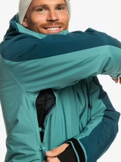 Quiksilver Mission Technical Snow Jacket Brittany Blue Fashion