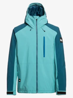 Quiksilver Mission Technical Snow Jacket Brittany Blue Fashion