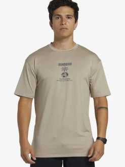 Quiksilver Mix Session Upf 50 Short Sleeve Surf Tee Goat Fashion