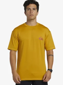 Quiksilver Mix Session Upf 50 Short Sleeve Surf Tee Wheat Shop