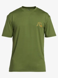 Quiksilver Mix Session Upf 50 Short Sleeve Surf Tee Dill Hot