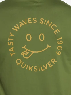 Quiksilver Mix Session Upf 50 Short Sleeve Surf Tee Dill Hot