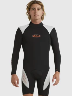Quiksilver 2/2Mm Capsule Saturn Long Sleeve Spring Suit Black/Lunar Rock Shop