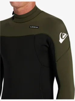 Quiksilver 3/2Mm Everyday Sessions Back Zip Wetsuit Black/ Ash Cheap