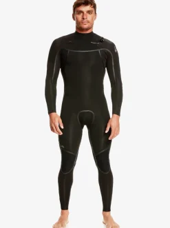 Quiksilver 4/3Mm Everyday Sessions Chest Zip Wetsuit Black Best