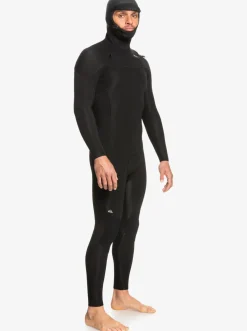 Quiksilver 5/4/3Mm Everyday Sessions Hooded Chest Zip Wetsuit Black Shop