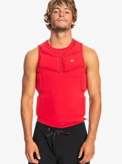 Quiksilver 1Mm Highline Pro Impact Wetsuit Jacket Quik Red New