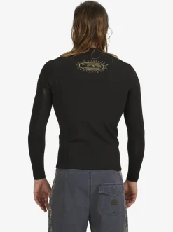 Quiksilver 1.5Mm Mikey Wright Everyday Sessions Wetsuit Jacket Black New