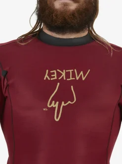 Quiksilver 1.5Mm Mikey Wright Everyday Sessions Wetsuit Jacket Black New