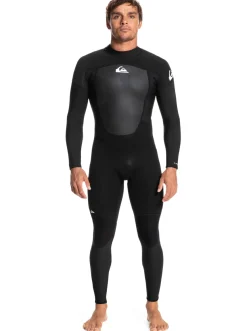 Quiksilver 3/2Mm Prologue Back Zip Wetsuit Black Cheap