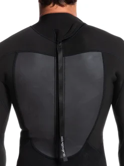 Quiksilver 3/2Mm Prologue Back Zip Wetsuit Black Cheap