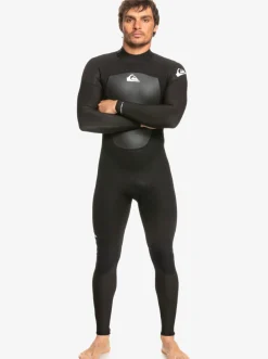 Quiksilver 3/2Mm Prologue Back Zip Wetsuit Black Cheap