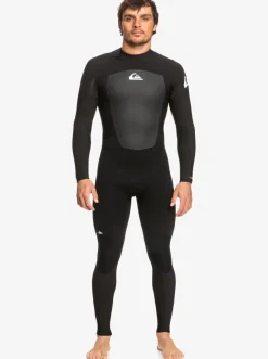 Quiksilver 3/2Mm Prologue Back Zip Wetsuit Black Discount