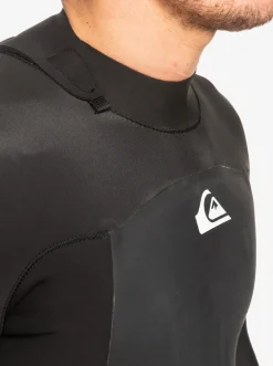 Quiksilver 3/2Mm Prologue Back Zip Wetsuit Black Discount