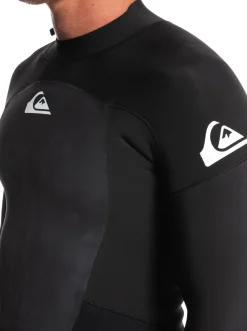 Quiksilver 3/2Mm Prologue Back Zip Wetsuit Black Discount
