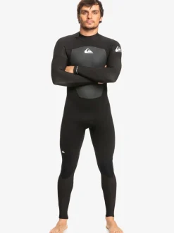 Quiksilver 3/2Mm Prologue Back Zip Wetsuit Black Discount