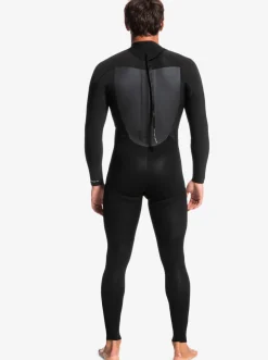 Quiksilver 4/3Mm Prologue Back Zip Wetsuit Black Best