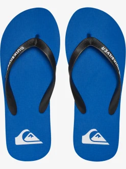 Quiksilver Molokai Flip-Flops Black/Blue/Black Store