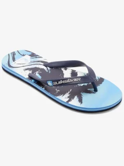 Quiksilver Molokai Highline Scallop Flip-Flops Blue 2 Cheap
