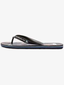 Quiksilver Molokai Highline Scallop Flip-Flops Blue 2 Cheap