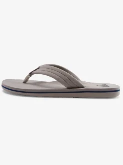 Quiksilver Molokai Layback Sandals Grey/White/Grey Best Sale