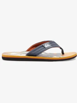 Quiksilver Molokai Layback Sandals For Men Grey 1 Flash Sale