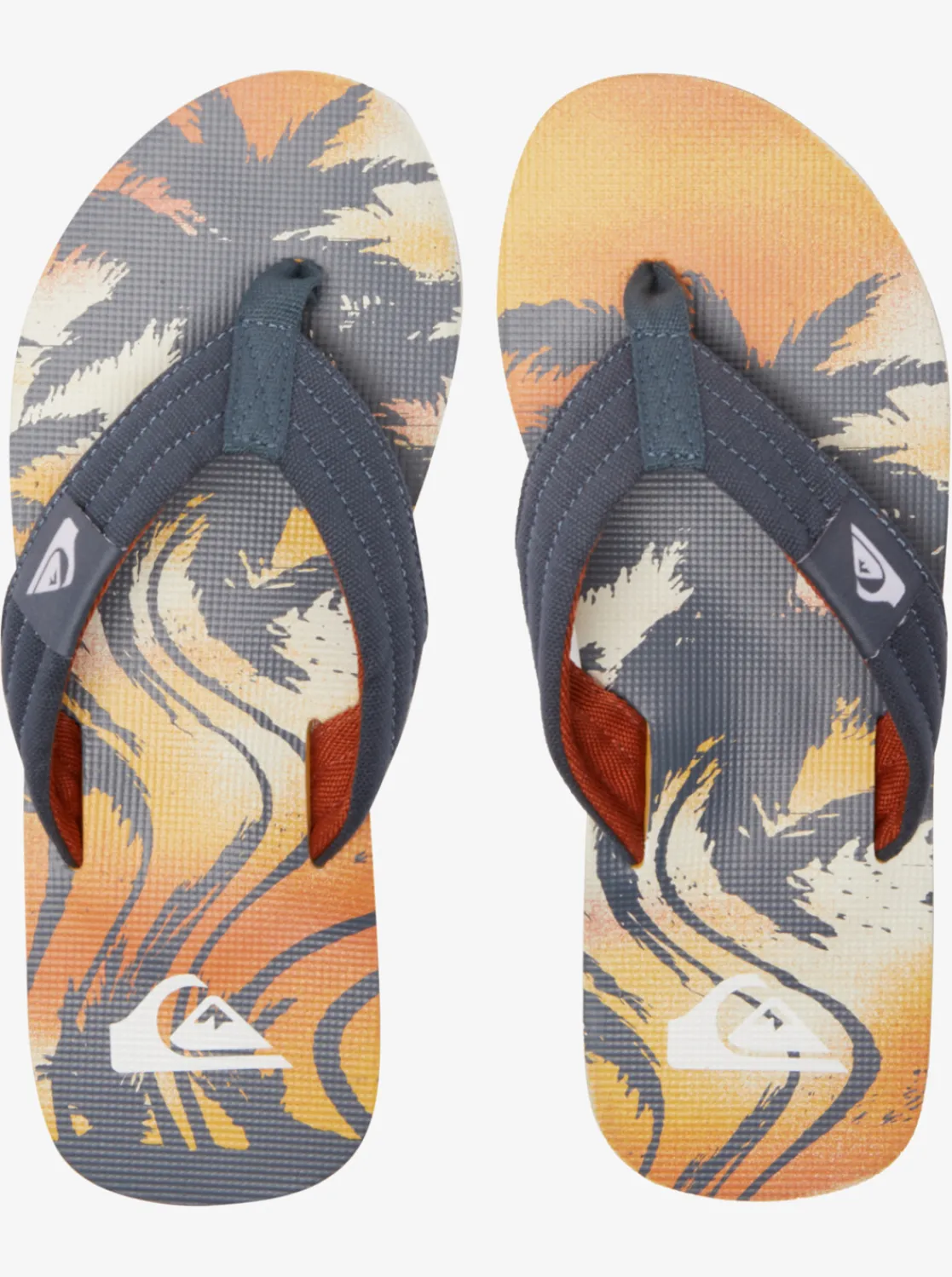 Quiksilver Molokai Layback Sandals For Men Grey 1 Flash Sale