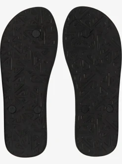 Quiksilver Molokai Recycled Flip-Flops Black/Blue/Black Best Sale