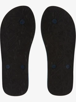 Quiksilver Molokai Word Flip-Flops Blue 4 Online