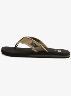 Quiksilver Monkey Abyss Sandals Green/Black/Brown Sale