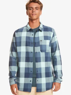 Quiksilver Motherfly Long Sleeve Shirt Pastel Turquoise Motherfly Store