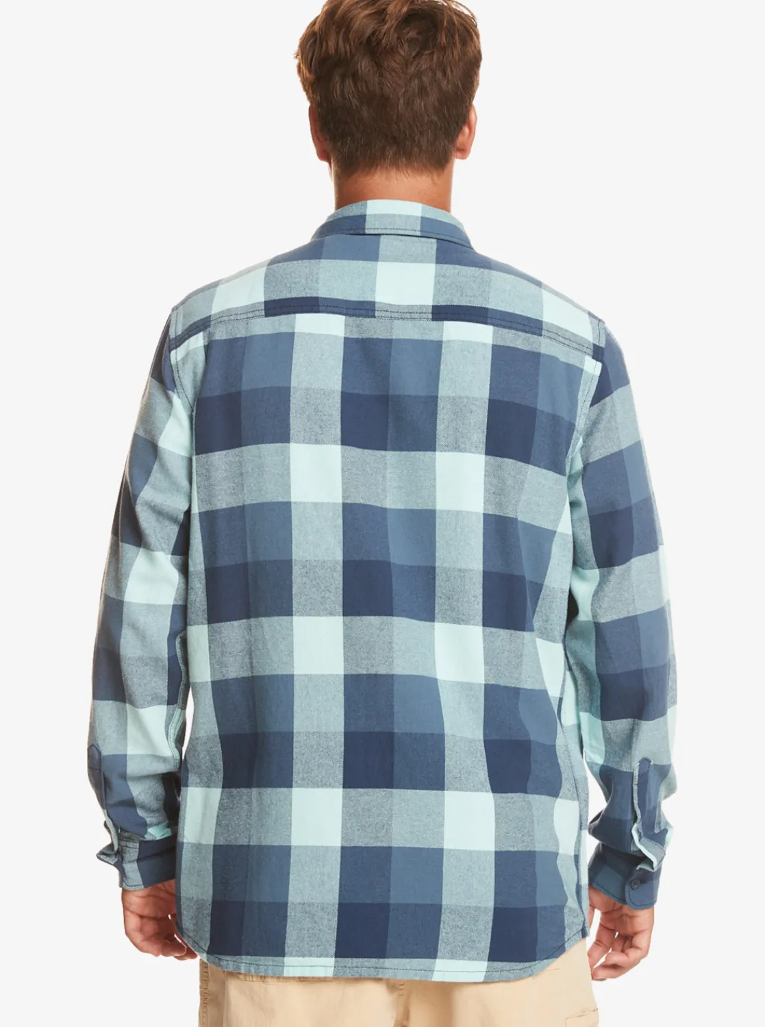 Quiksilver Motherfly Long Sleeve Shirt Pastel Turquoise Motherfly Store