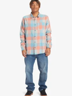 Quiksilver Motherfly Long Sleeve Shirt Reef Waters Motherfly Discount