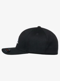 Quiksilver Mountain And Wave Flexfit Hat Black/White Flash Sale