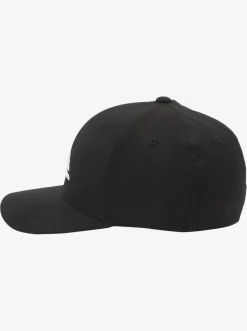 Quiksilver Mountain And Wave Flexfit Hat Black/White Flash Sale