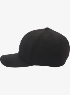Quiksilver Mountain And Wave Flexfit Hat Black/Black Clearance