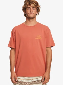 Quiksilver Natural Vibe T-Shirt Baked Clay Hot