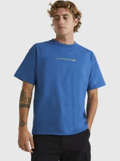 Quiksilver New Instinct Short Sleeve Stn T-Shirt Dark Blue Store