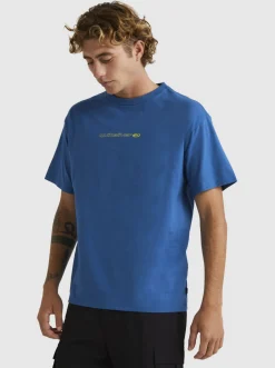 Quiksilver New Instinct Short Sleeve Stn T-Shirt Dark Blue Store