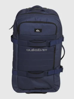 Quiksilver New Reach 100L Large Wheeled Suitcase Naval Academy Discount